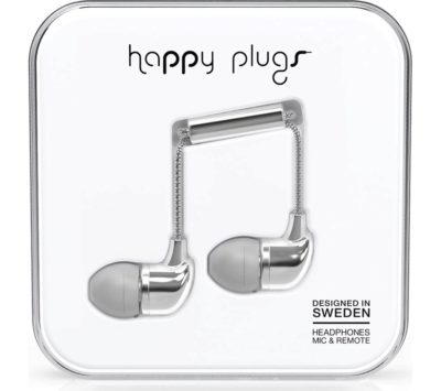 HAPPY PLUGS Headphones - Silver HAPPY PLUGS Headphones - Silver
